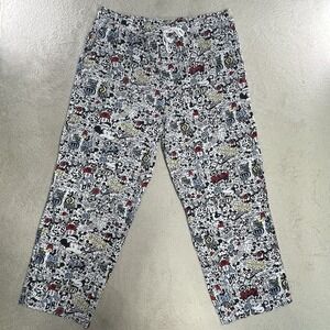Disney Parks Authentic Mickey Mouse "Through The Years" Comic Pajama Pants XXL